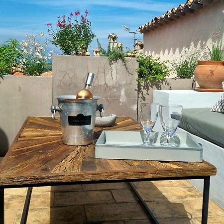 Townhouse Mougins In The Old Village, Fantastic View, Sea And Mountains 외부 사진