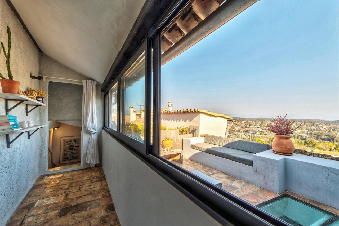 Townhouse Mougins In The Old Village, Fantastic View, Sea And Mountains 외부 사진
